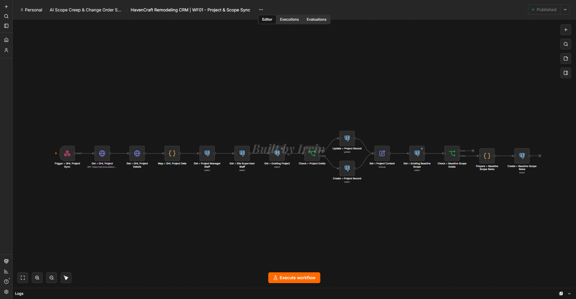 AI Scope Creep & Change Order System project mockup