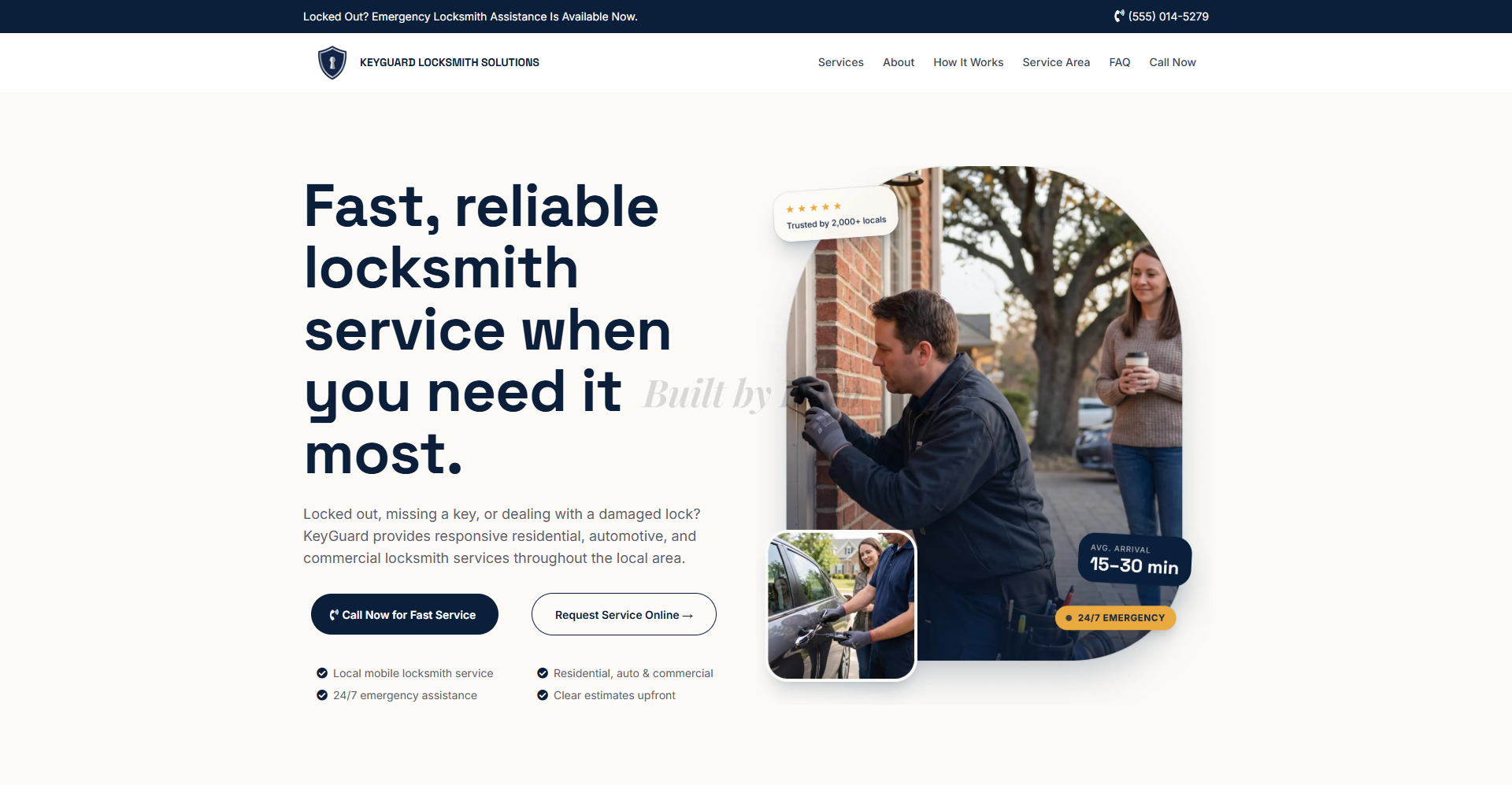 Lead Generation Website & CRM Automation project mockup